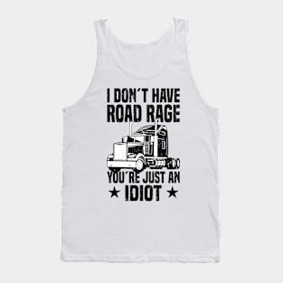 Truck driver trucker long-distance driver vice haulage truck Tank Top